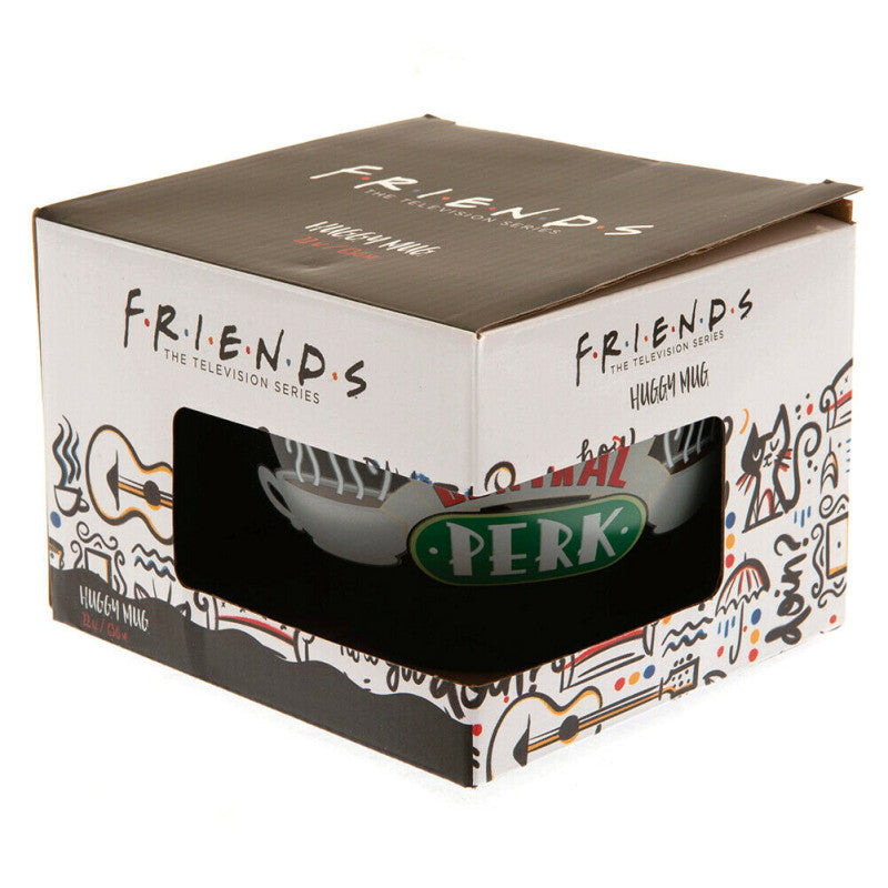 Friends - Tasse à cappuccino noire Central Perk "Huggy" 630ml - flash vidéo
