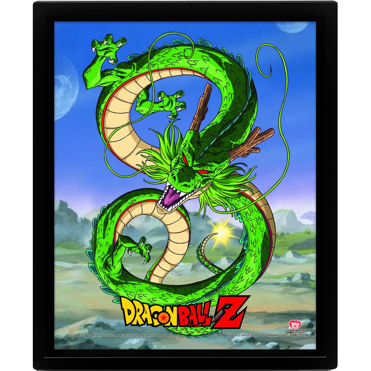 Dragon Ball Z - Affiche lenticulaire 3D Shenron déchaîné - flash vidéo