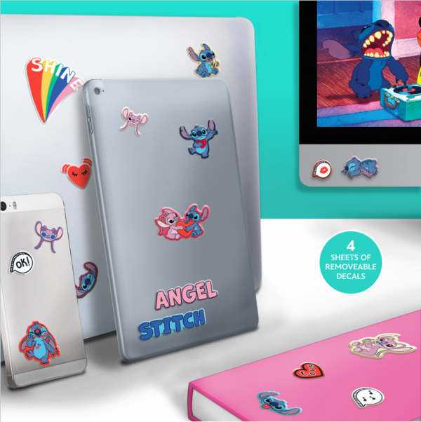 Disney - Lilo et Stitch - Set de Stickers Gadget Puffy - flash vidéo