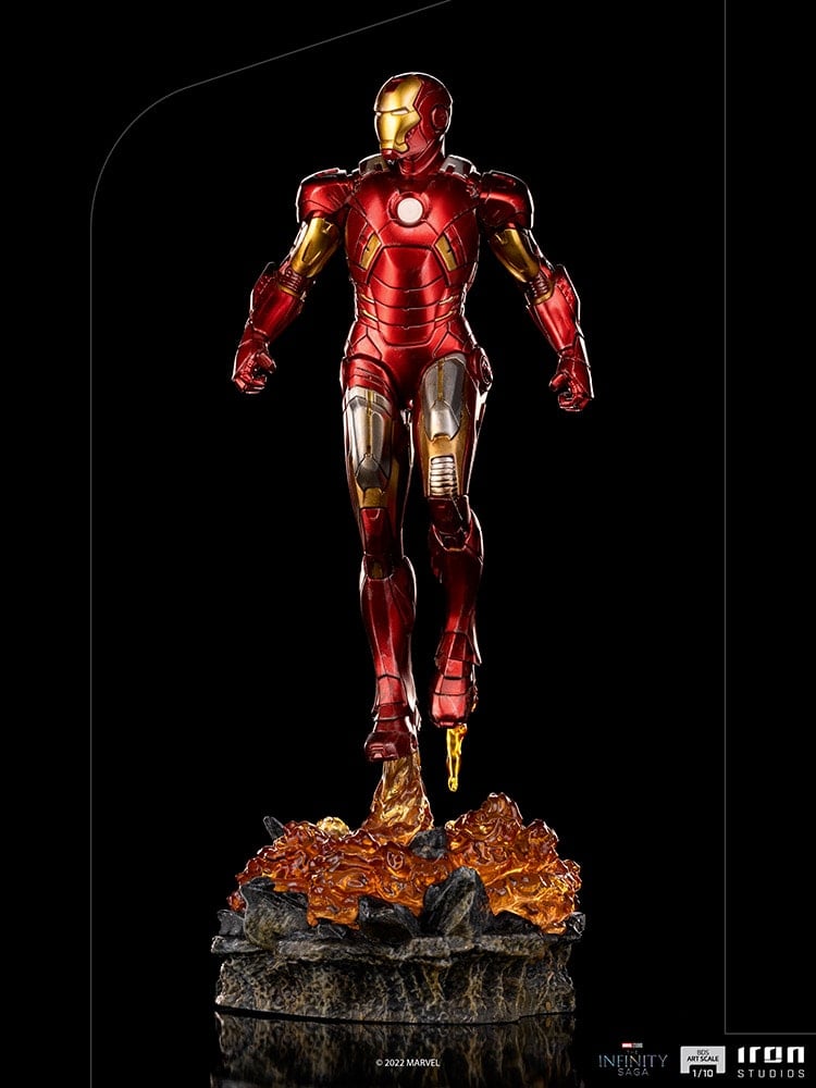 Iron Studios - BDS Arts Scale 1/10 - Marvel - Avengers: The Infinity Saga - Iron Man (Battle of New-York) Statue 28cm - flash vidéo
