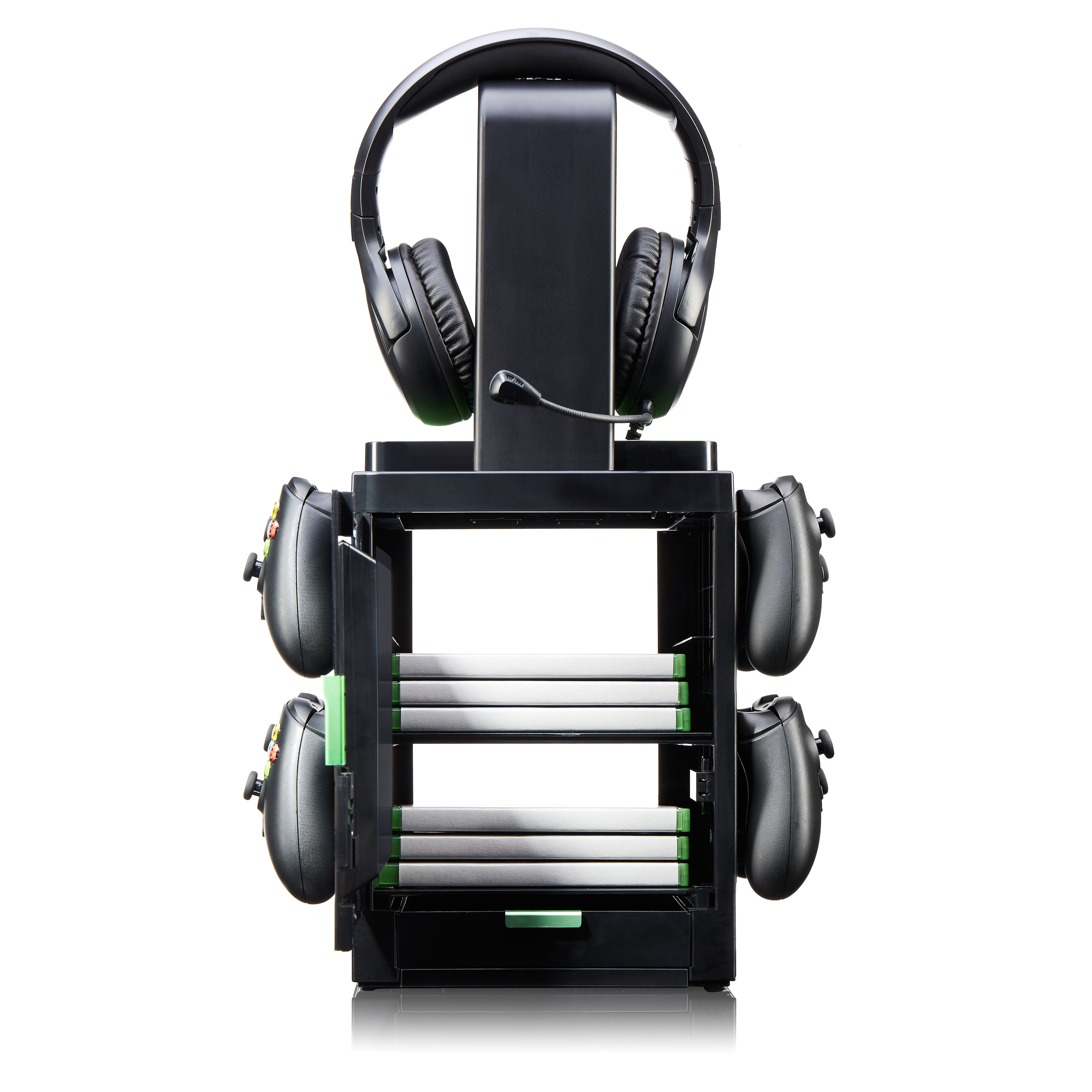 Numskull - Meuble de rangement lumineux inspiré du logo Xbox pour gamer - flash vidéo