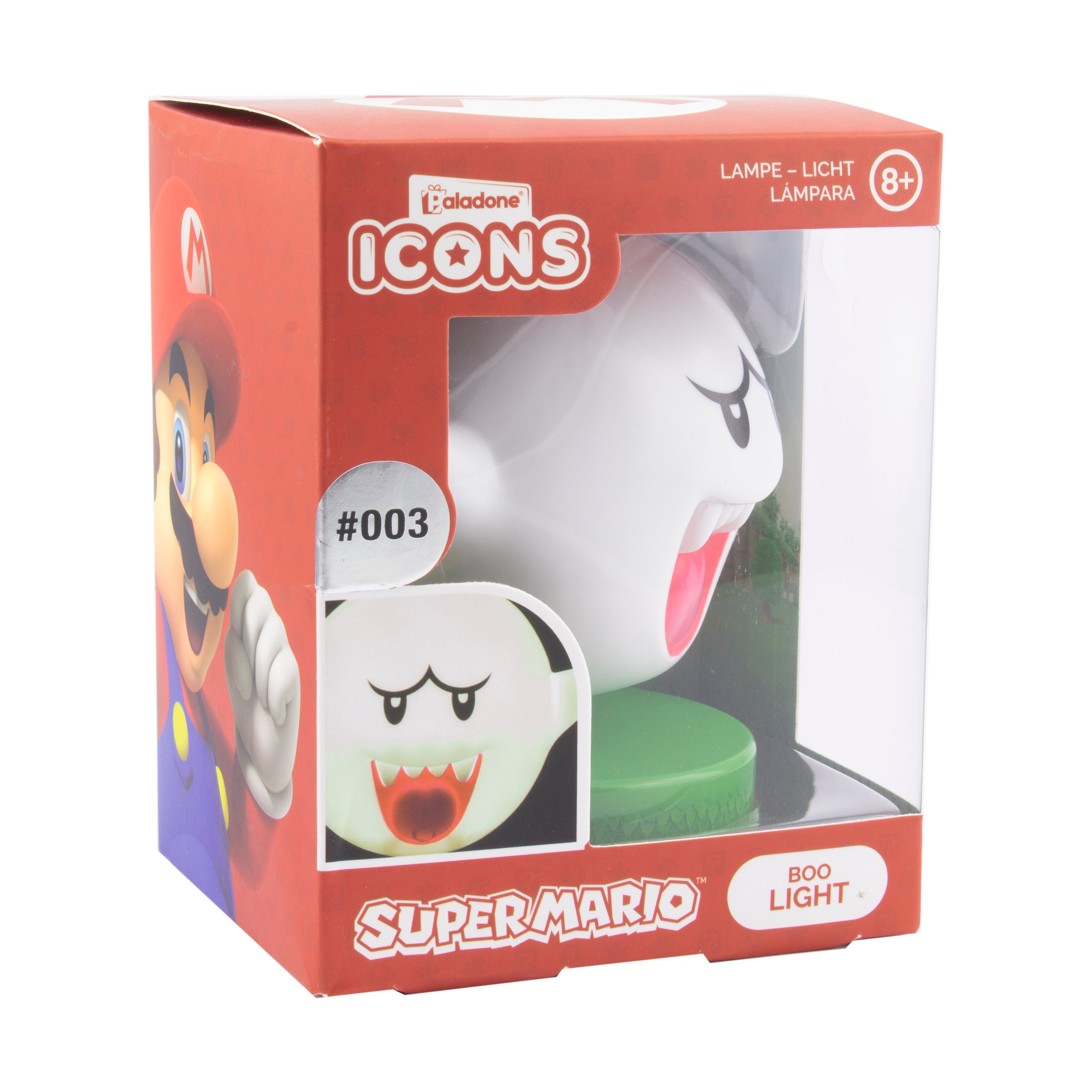 Super Mario Bros. - Boo 3D Icon Light V3 - flash vidéo