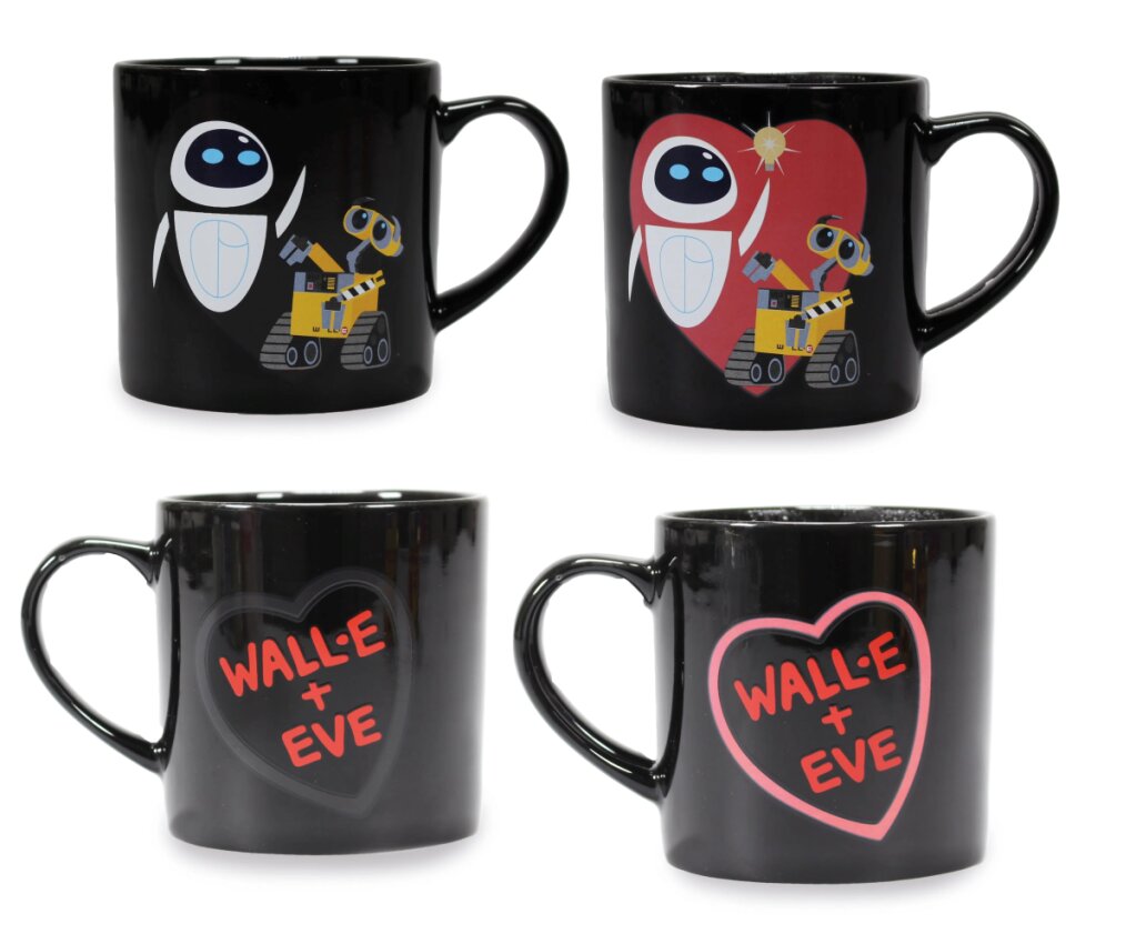 Disney - Wall-E - Mug thermoréactif Wall-E et Eve - flash vidéo