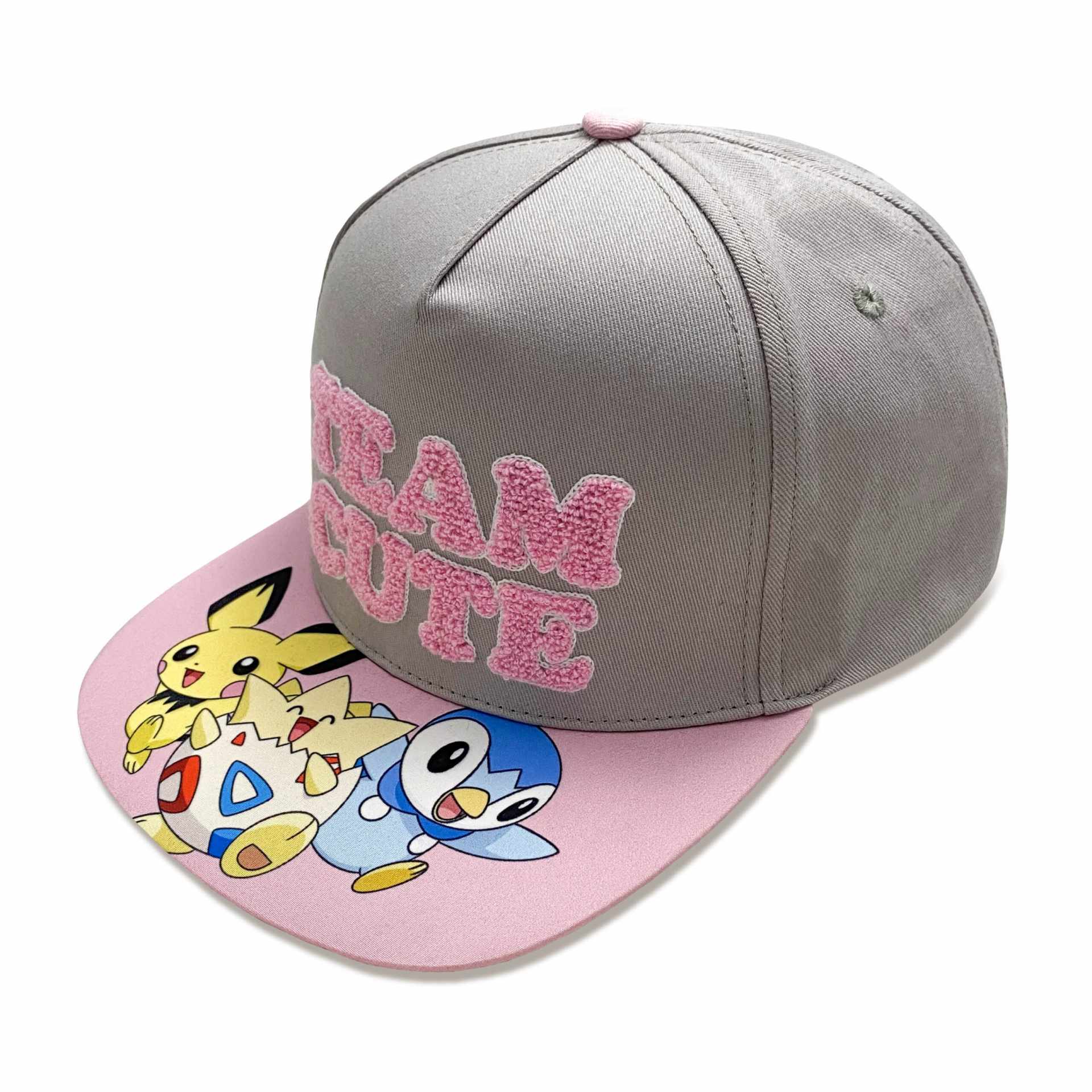 Pokémon - Casquette Grise "Team Cute" - flash vidéo