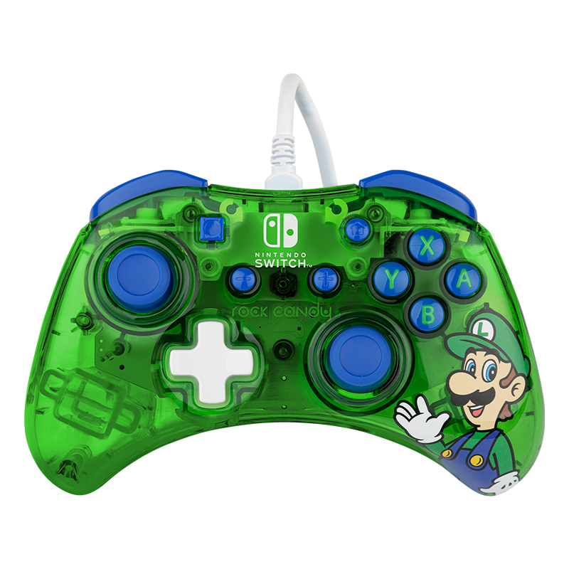 PDP - Manette filaire Rock Candy Luigi pour Nintendo Switch et Switch OLED - flash vidéo