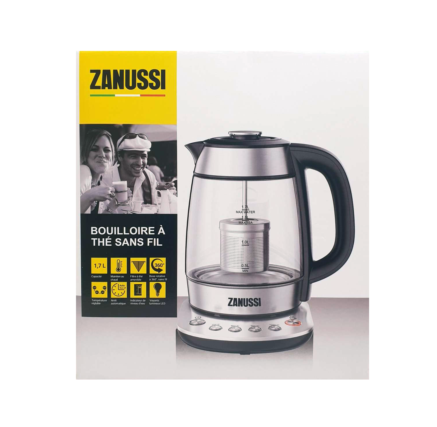 Zanussi - Bouilloire Théière KEZ37 - flash vidéo