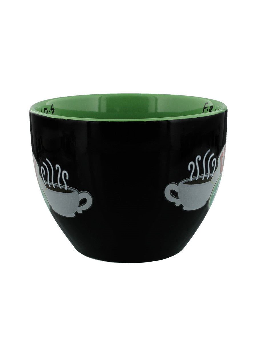 Friends - Tasse à cappuccino noire Central Perk "Huggy" 630ml - flash vidéo