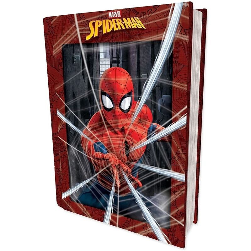 Marvel - Puzzle livre lenticulaire Spider-Man 300 pcs 41x31 cm - flash vidéo