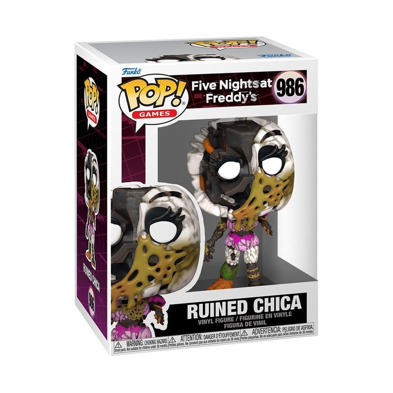 Funko Pop! Games: Five Nights at Freddy's: Security Breach Ruin - Chica - flash vidéo