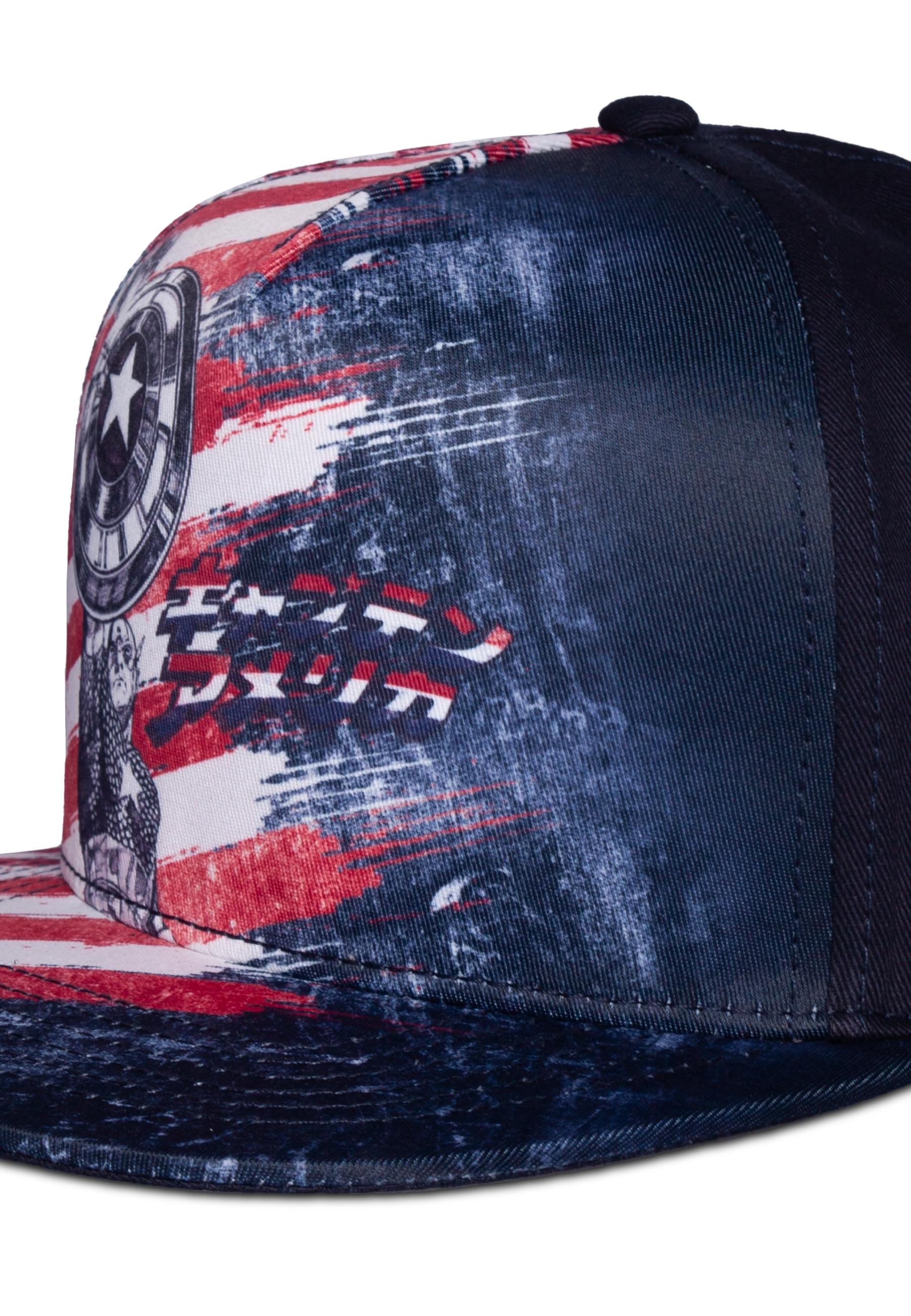 Marvel - Captain America - Casquette Snapback "Captain" - flash vidéo
