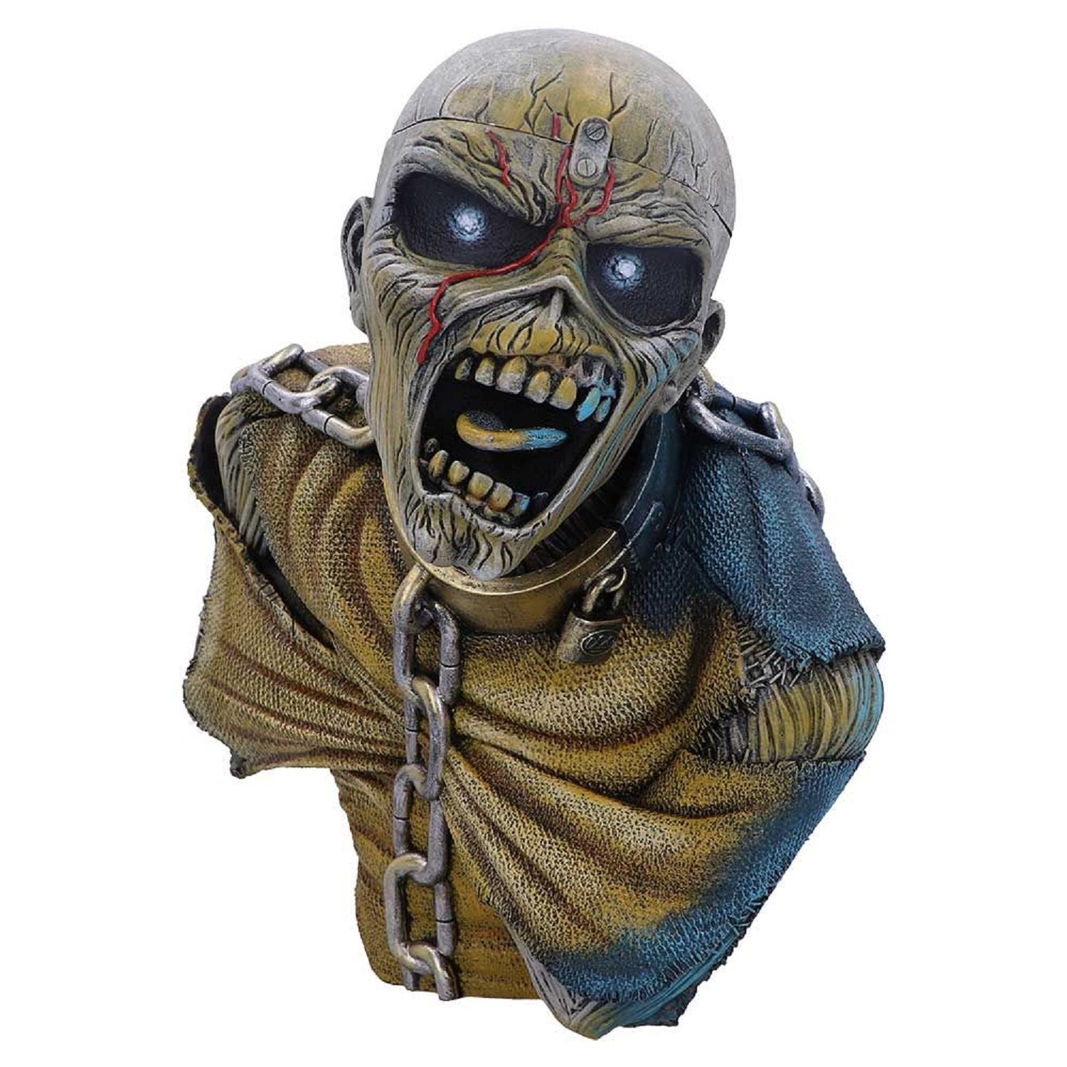 Iron Maiden - Petite boîte buste de Eddie "Piece of Mind" - flash vidéo