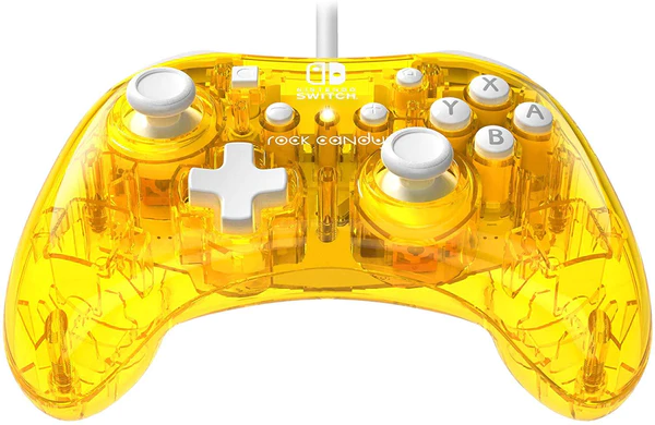 PDP - Manette filaire Rock Candy Jaune pour Nintendo Switch et Switch OLED - flash vidéo
