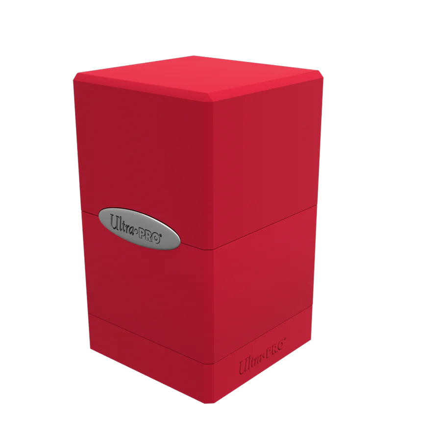 Ultra Pro - Deck Box Tour en Satin - Rouge Pomme - flash vidéo