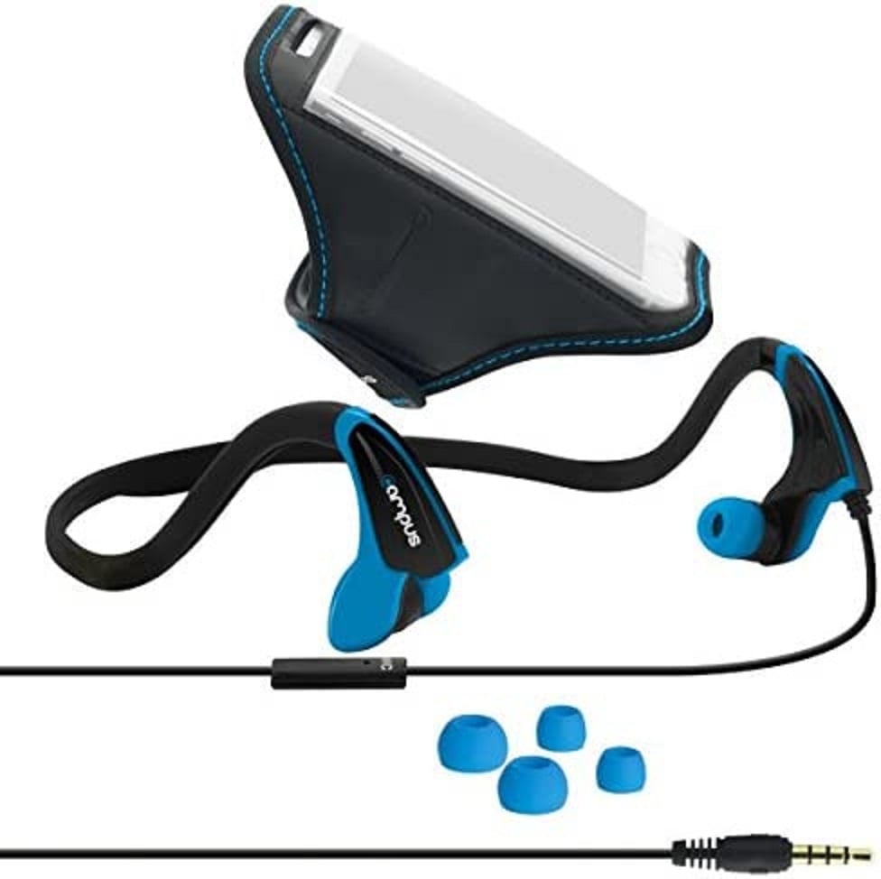 Campus Ecouteurs audio RUNFIT noir - flash vidéo