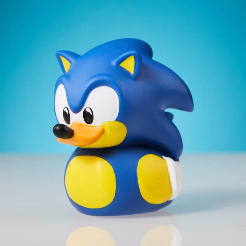 Numskull - Mini TUBBZ Canard de bain - Sonic le Hérisson - Sonic (Édition baignoire) - flash vidéo