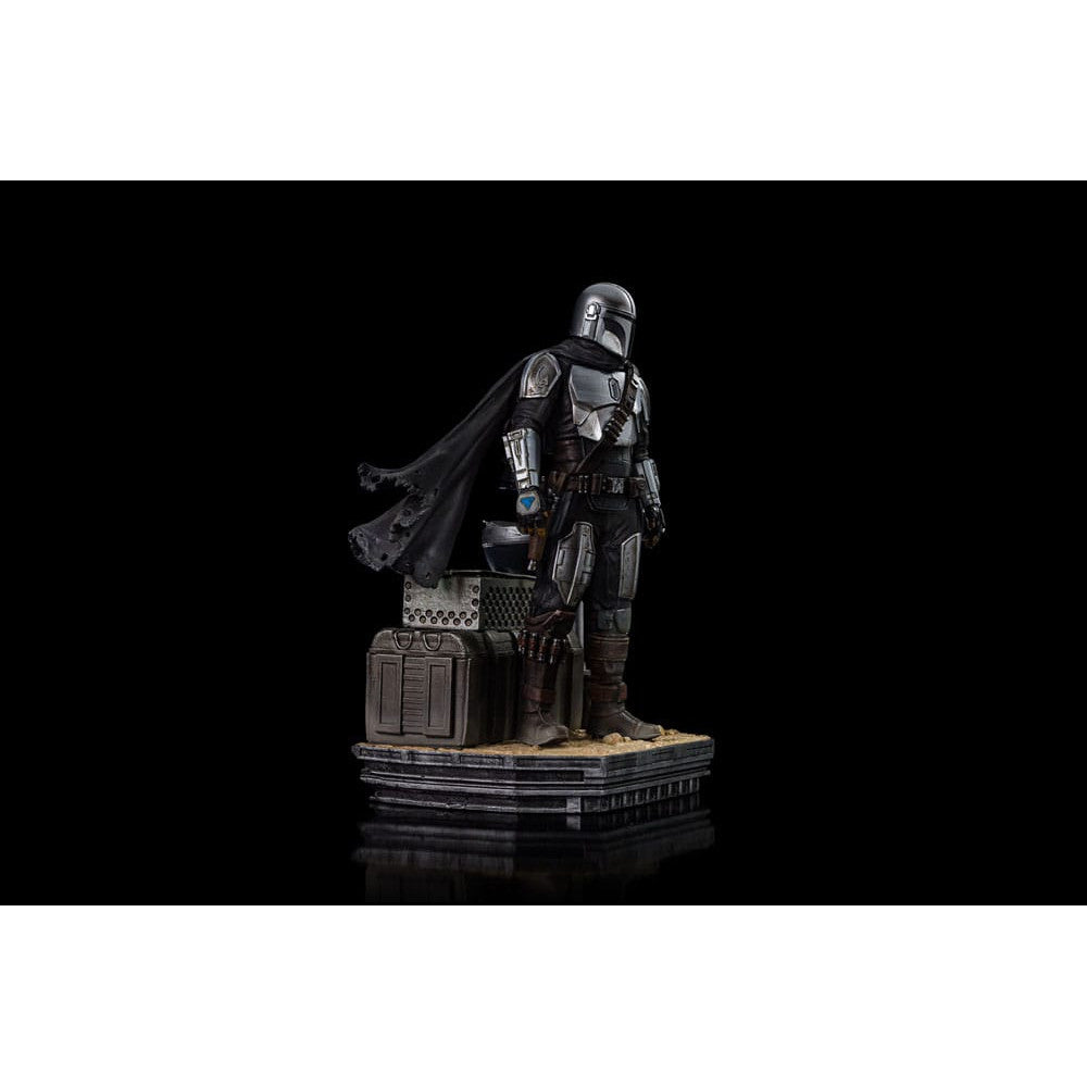 Iron Studios - BDS Arts Scale 1/10 - Le Mandalorien - Din Djarin et Grogu Statue 21cm - flash vidéo