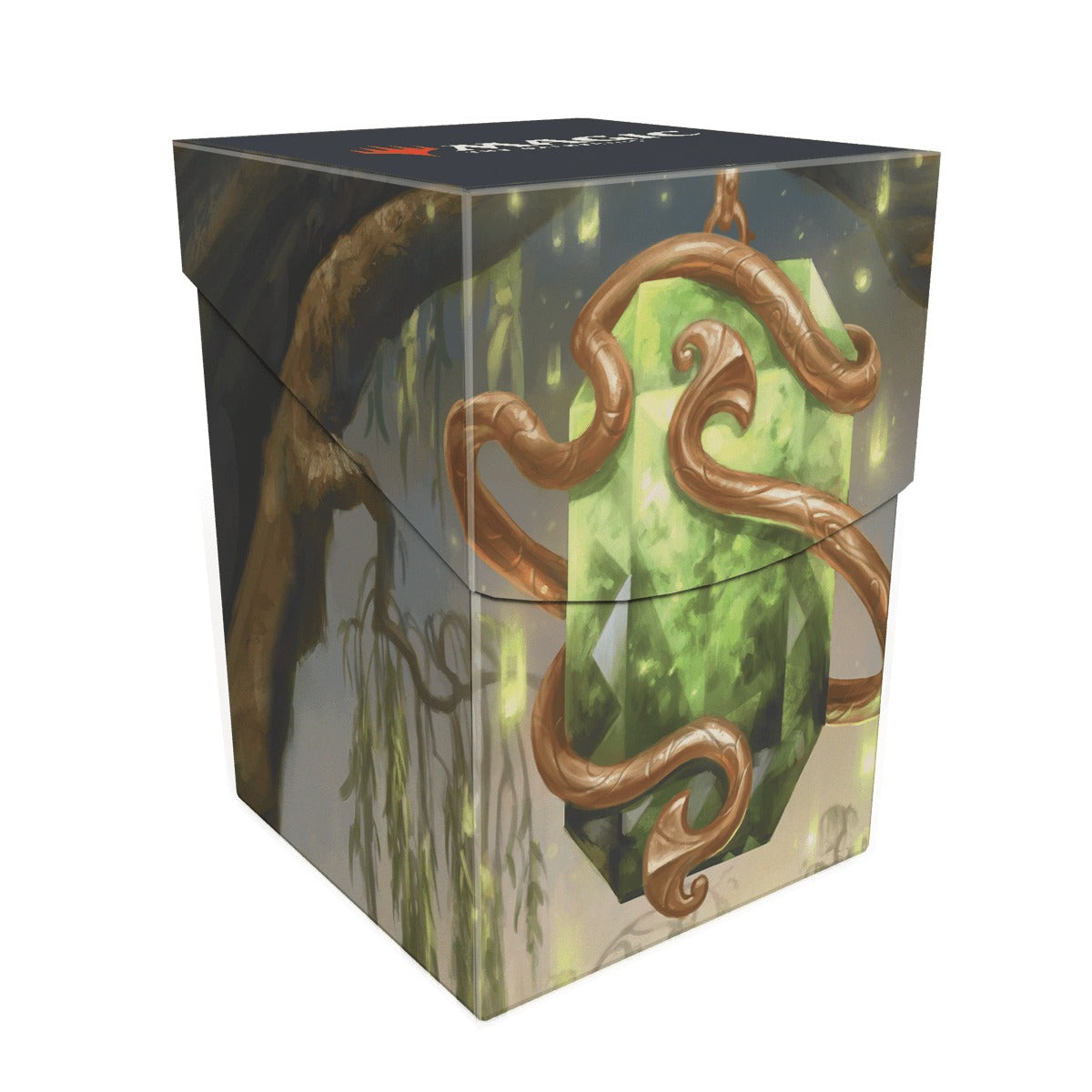 Ultra Pro - Magic: The Gathering - Modern Horizons 3 - 100+ Deck Box Médaillon d'émeraude - flash vidéo
