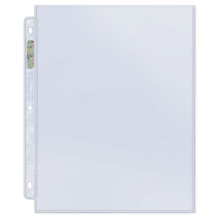 Ultra Pro - Lot de 100 Feuilles Platinum Series pour les impressions de 21.50 x 28cm - flash vidéo