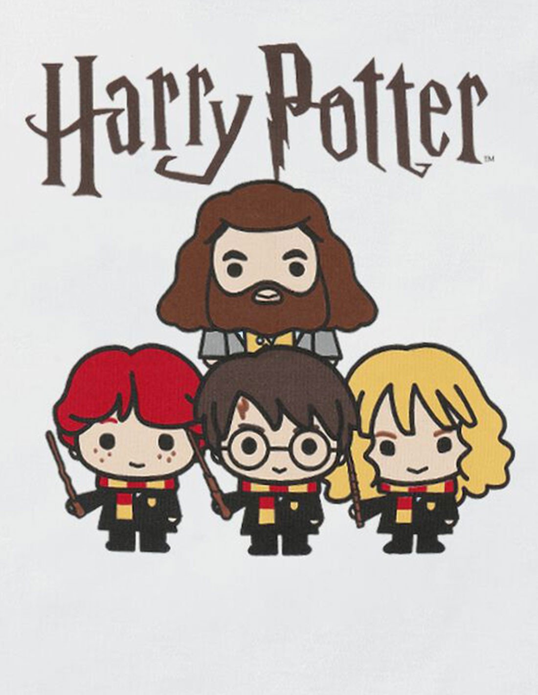 Harry Potter - T-Shirt Blanc Harry et ses amis - Fille 12 Ans - flash vidéo