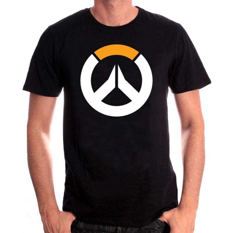 Overwatch - Icon Black T-Shirt - S - flash vidéo