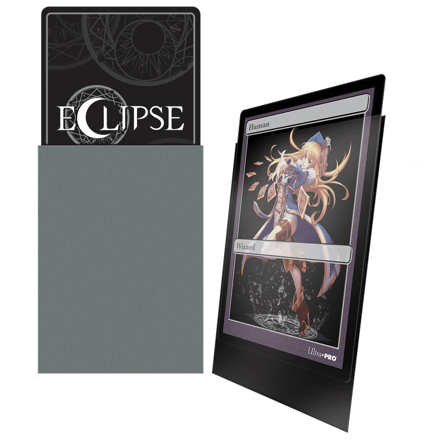 Ultra Pro - Eclipse Matte Sachet de 60 protèges cartes petit format Gris Fumée (62 x 89 mm) - flash vidéo