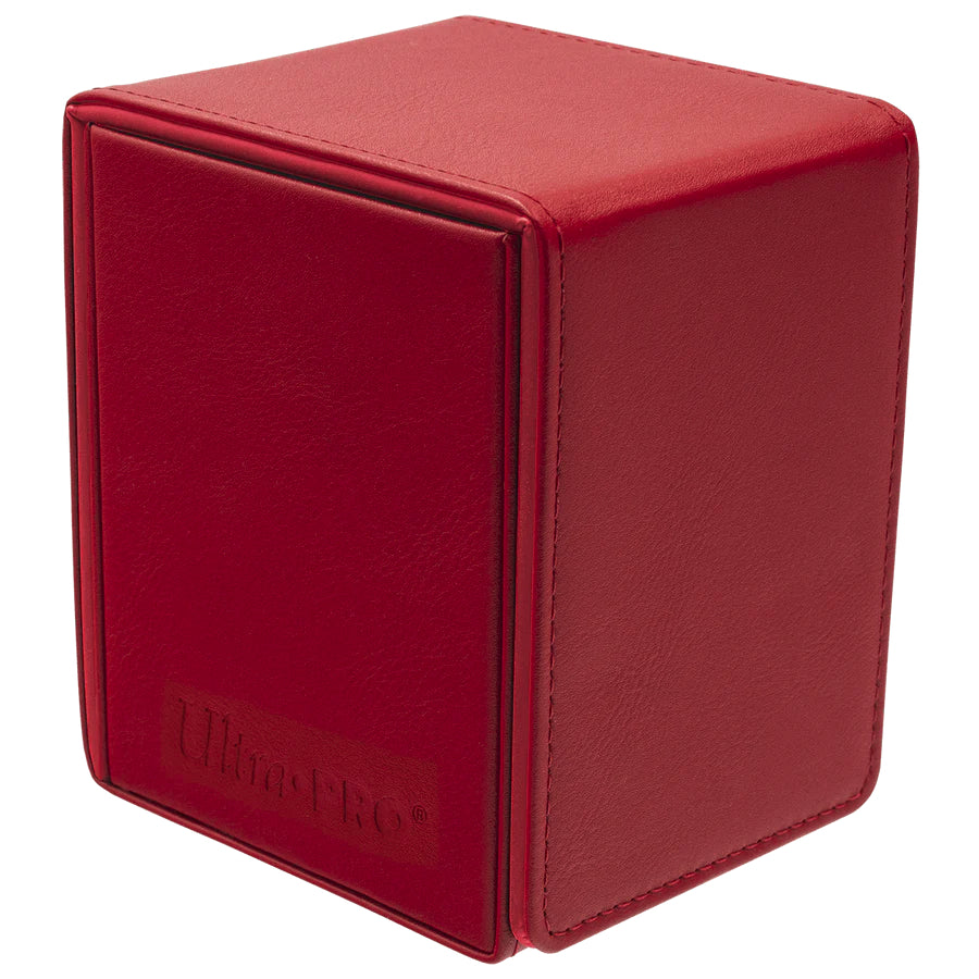 Ultra Pro - Vivid Alcove Flip Deck Box : Rouge - flash vidéo