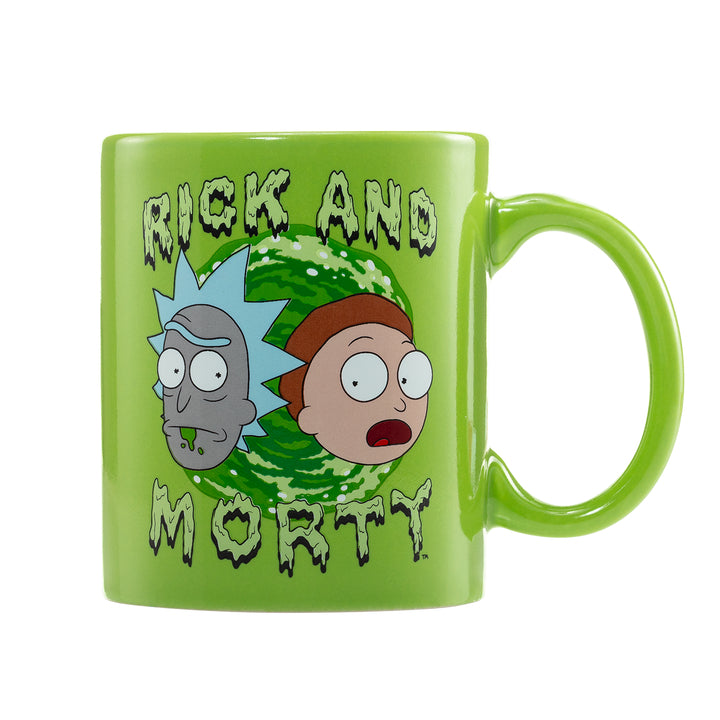 Rick et Morty - Coffret cadeau avec tasse 315ml et paire de chaussette EU 41-45 "Rick and Morty" - flash vidéo