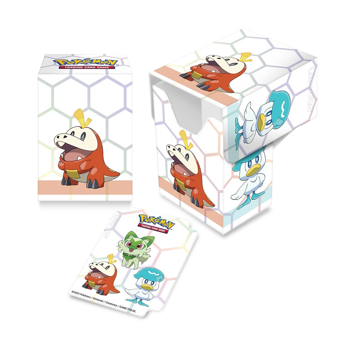 Ultra Pro - Pokémon JCC - Ensemble d'accessoires de vacances Paldea First Partner - flash vidéo