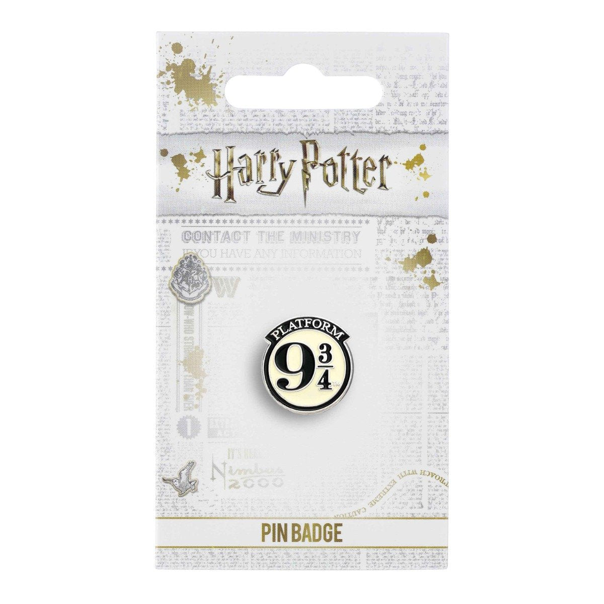 Harry Potter - Badge épingle Voie 9 3/4 - flash vidéo