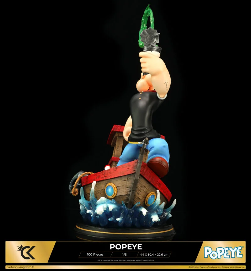 Cartoon Kingdom - 1:6 Statues - Popeye "Olive Version" Statue 44cm - flash vidéo