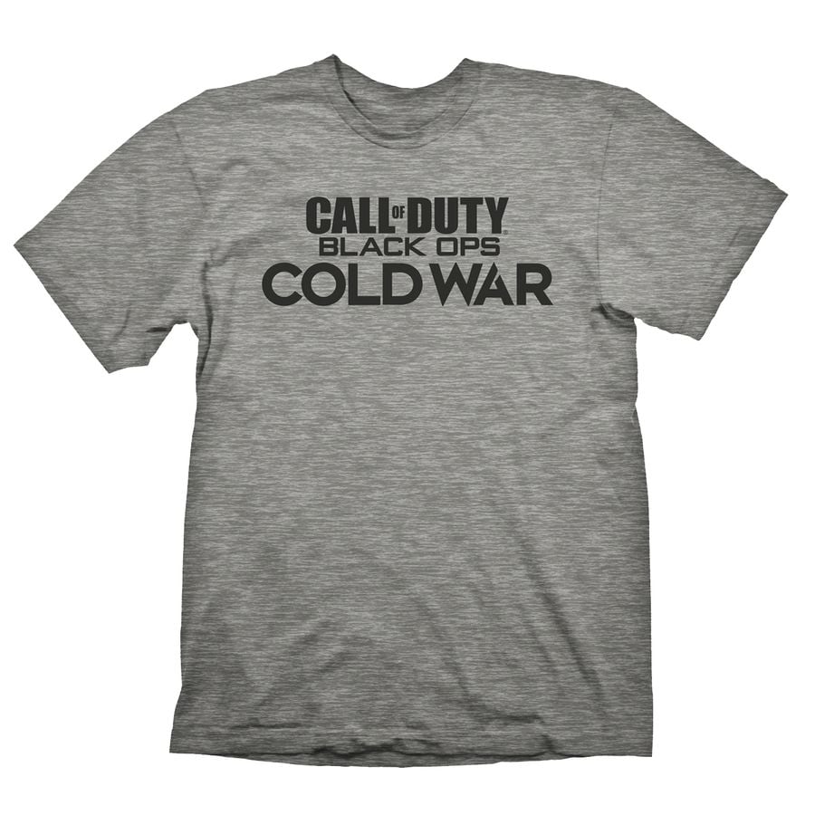 Call of Duty: Cold War T-Shirt "Logo" Gris M - flash vidéo