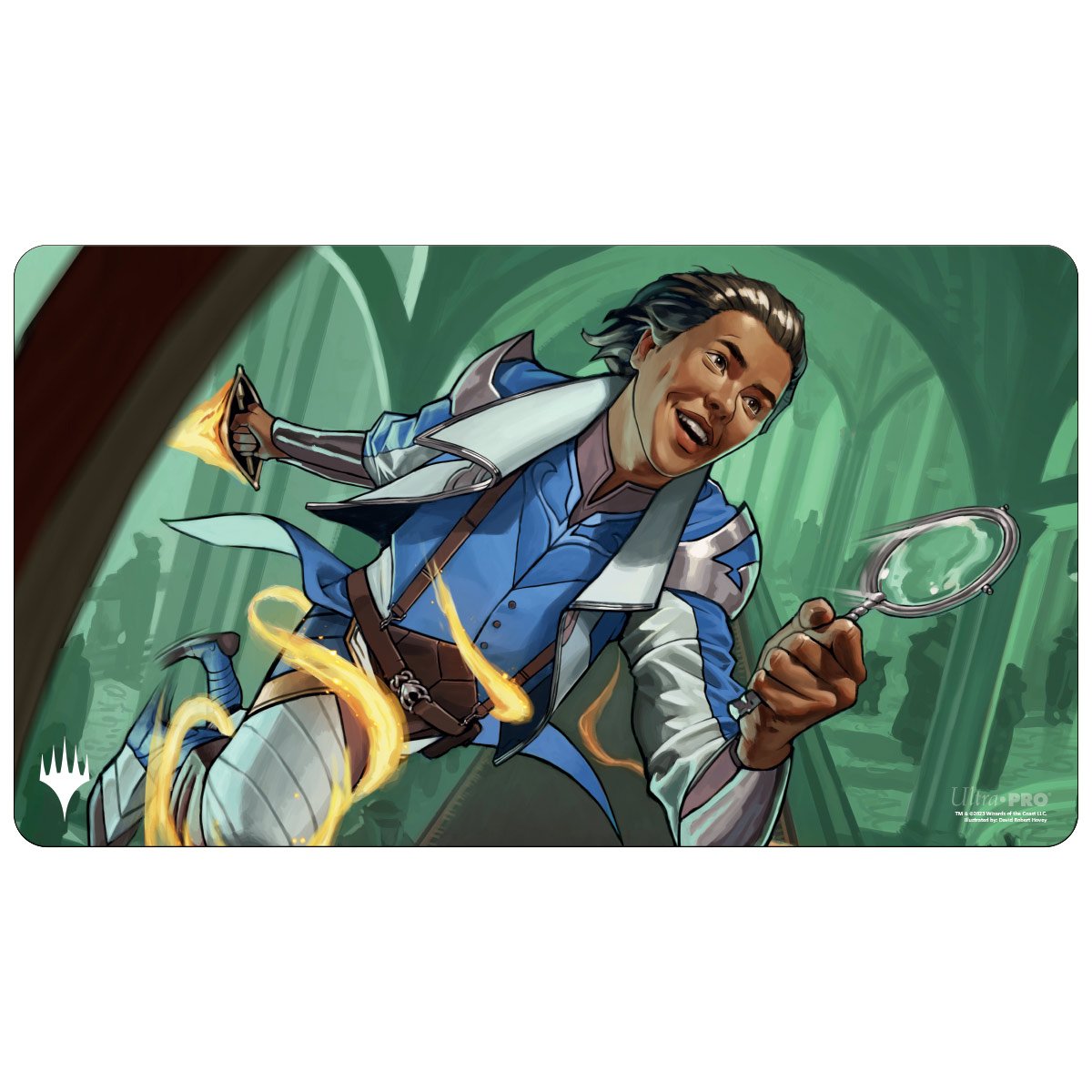 Ultra Pro - Magic: The Gathering - Murders at Karlov Manor - Tapis de jeu Kellan, la recrue enthousiaste (60 x 34 cm) - flash vidéo
