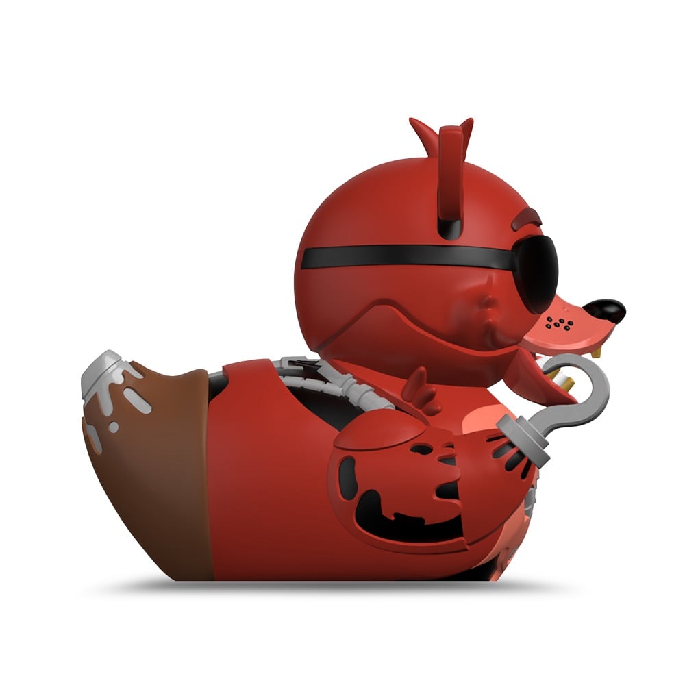 Numskull - TUBBZ Canard de bain - Five Nights at Freddy's - Foxy (Première Édition) - 9cm - flash vidéo