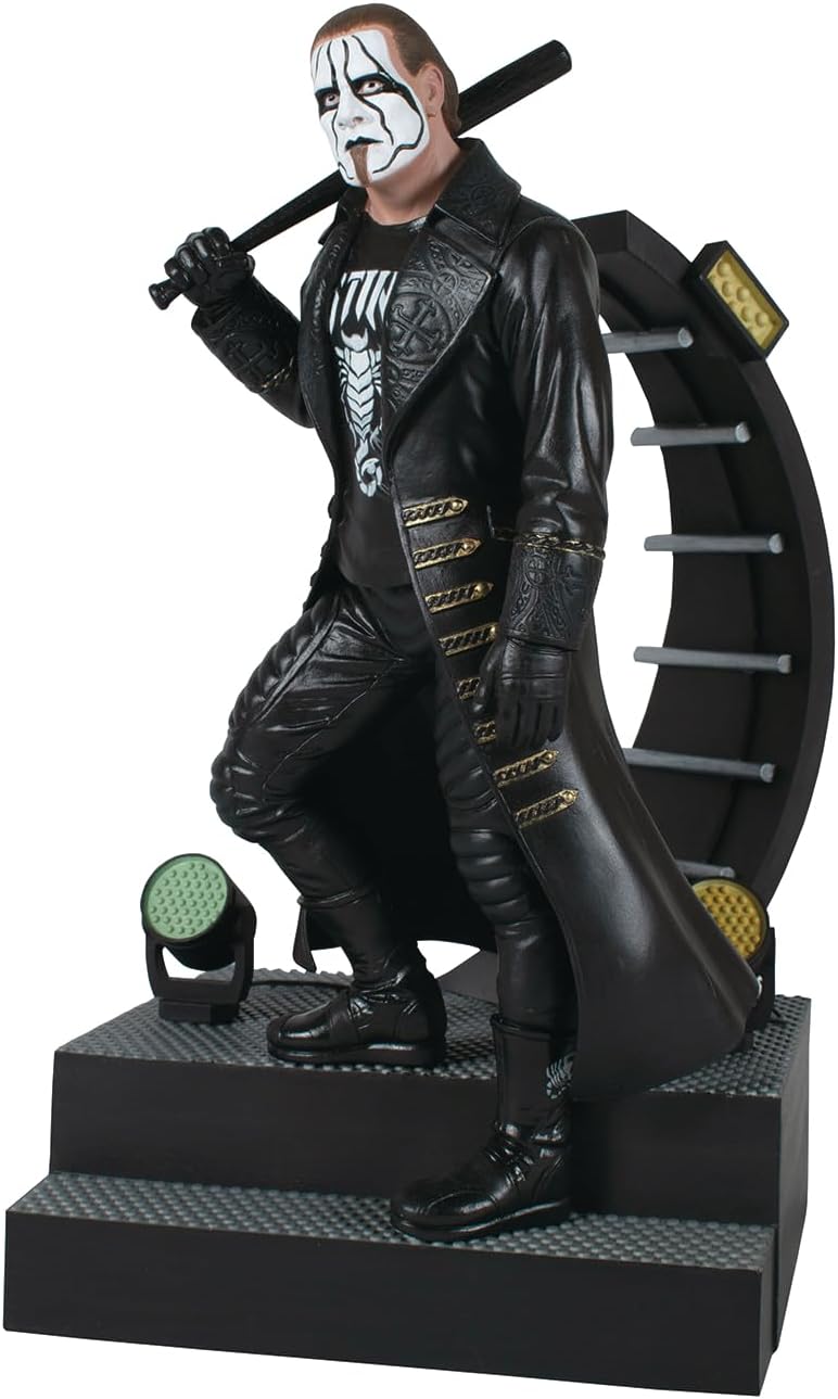 Diamond Select Toys - AEW Gallery - Sting Statue 25cm - flash vidéo