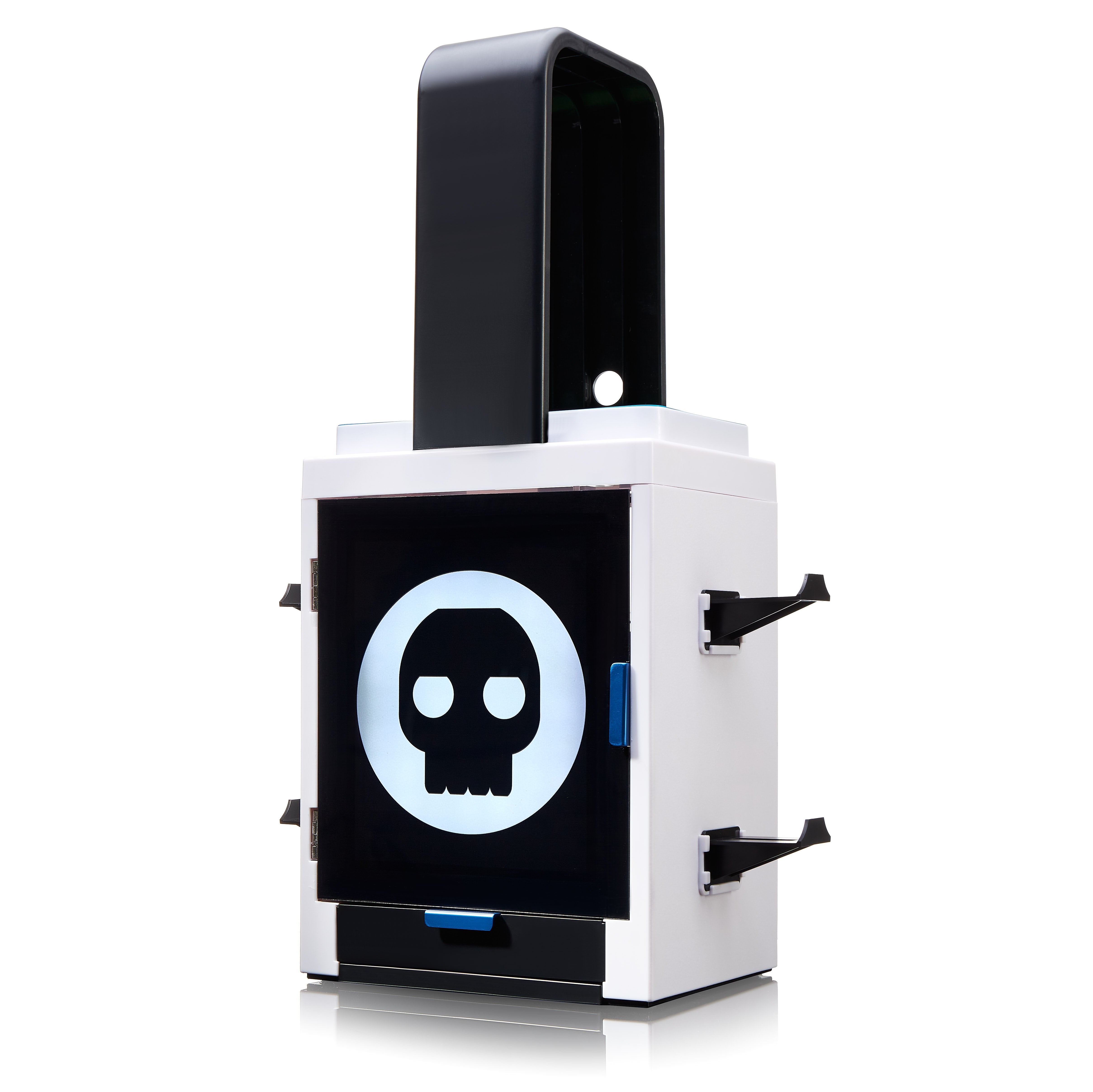 Numskull - Meuble de rangement lumineux inspiré du logo Numskull pour gamer - flash vidéo