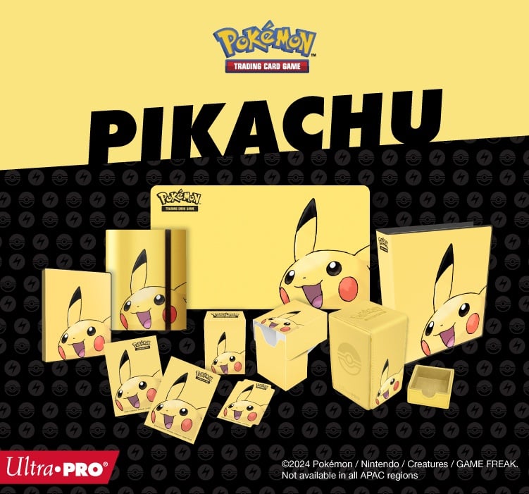 Ultra Pro - Pokémon JCC - Portfolio à 4 pochettes Pikachu - flash vidéo