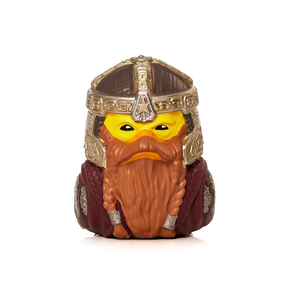 Numskull - Mini TUBBZ Canard de bain - Le Seigneur des anneaux - Gimli (Édition baignoire) - 8cm - flash vidéo