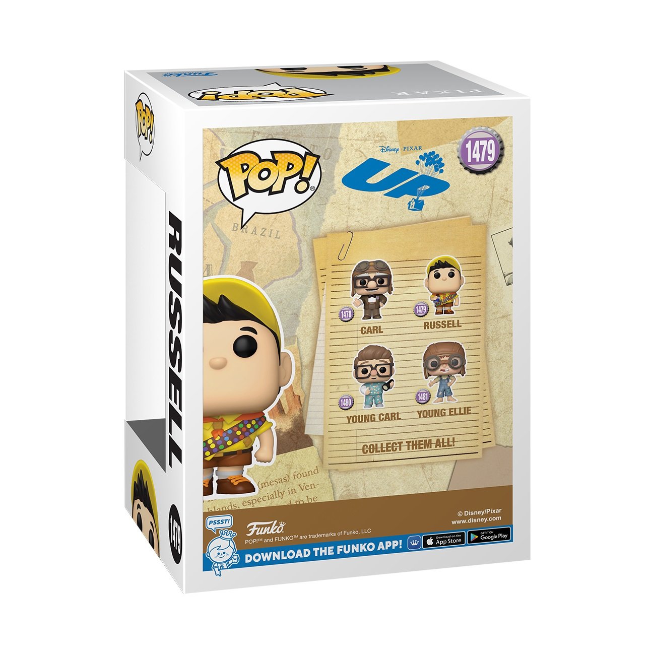 Funko Pop! Disney Pixar: Up - Russel - flash vidéo