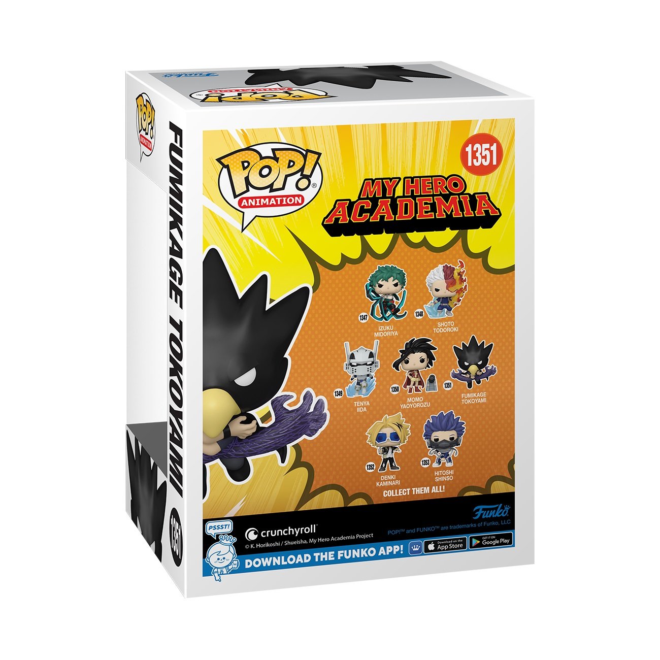 Funko Pop! Animation: My Hero Academia - Tokoyami Fumikage (FA) - flash vidéo