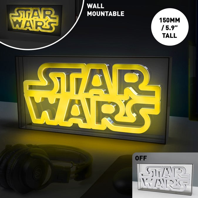 Disney - Star Wars - Lampe Logo Neon LED - flash vidéo