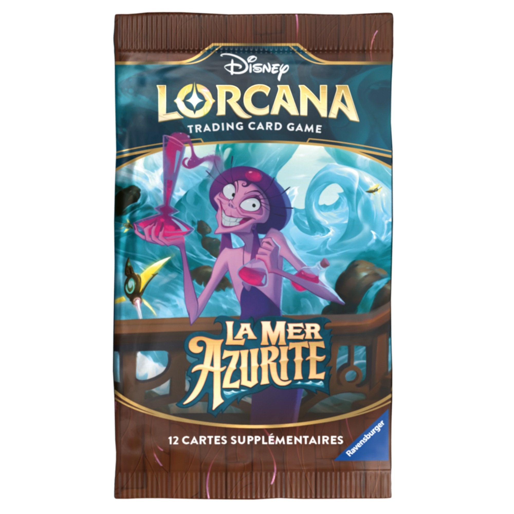 Disney Lorcana JCC : La Mer Azurite - Display de Boosters (24 Boosters) - flash vidéo