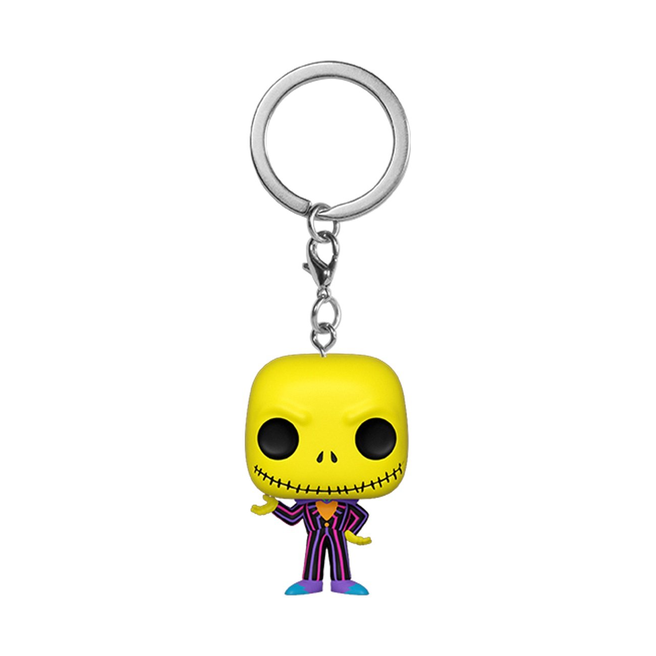 Funko Pocket Pop! Keychain: The Nightmare Before Christmas - Jack Skellington (Blacklight) ENG Merchandising - flash vidéo