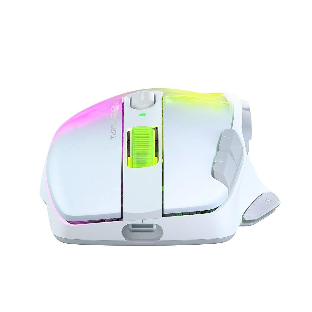 Turtle Beach - Souris de jeu sans-fil optique RGB ultralégère Kone XP Air Blanche - flash vidéo