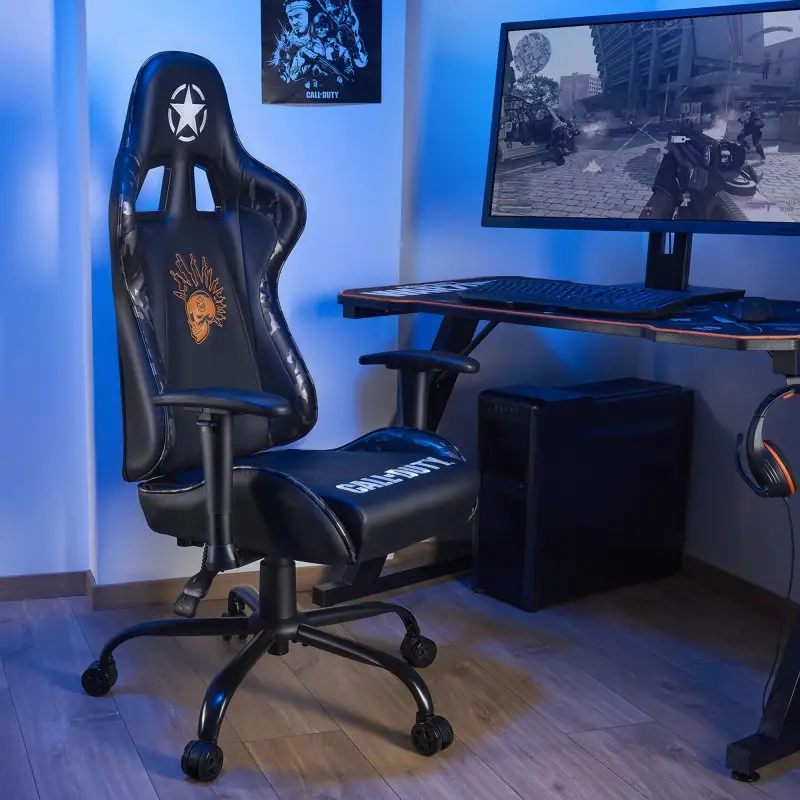 Subsonic - Call of Duty - Chaise Gaming Pro Noire et Camo - flash vidéo