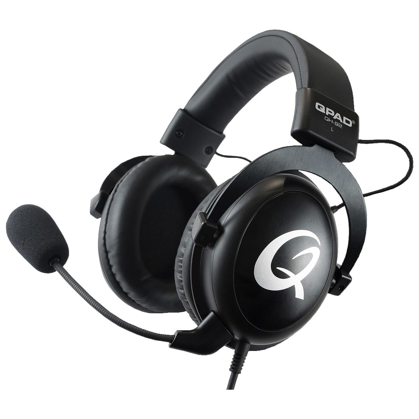 QPAD - QH-92 High End Stereo Gaming Headset, Closed Ear, Noise Cancelling detachable Microphone, Multiplatform - flash vidéo