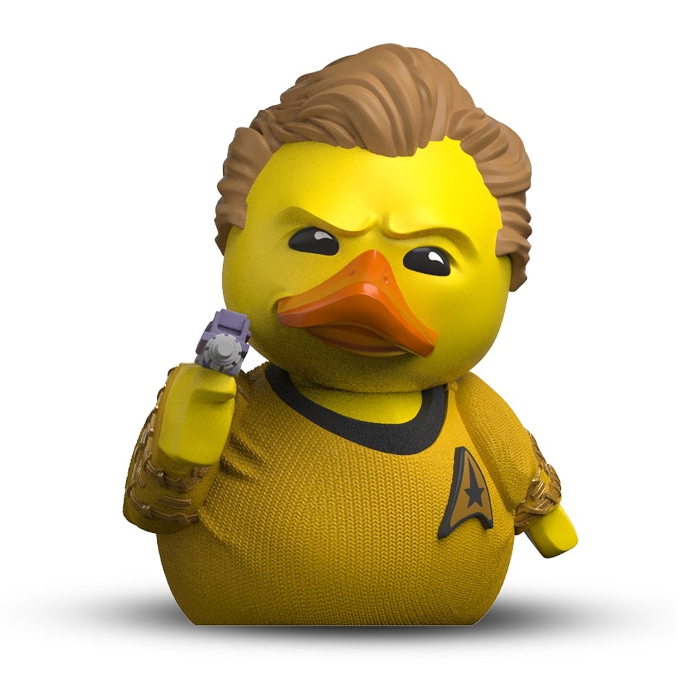 Numskull - Mini TUBBZ Canard de bain - Star Trek - James T. Kirk (Édition baignoire) - 8cm - flash vidéo