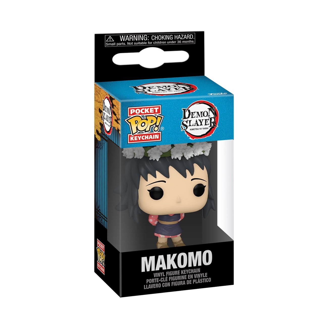 Funko Pocket Pop! Keychain: Demon Slayer - Makomo (Flower Headdress) - flash vidéo