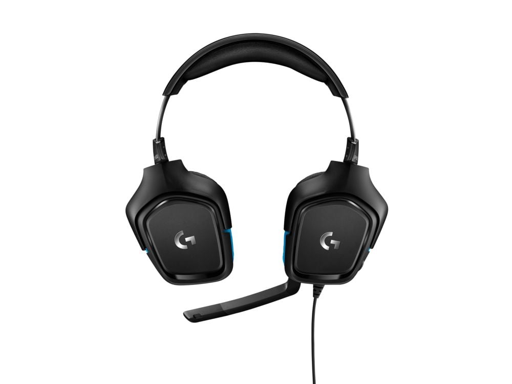 Logitech Casque de jeu filaire 7.1 Surround en similicuir G432 pour PC, PS4, Xbox One et Switch - flash vidéo