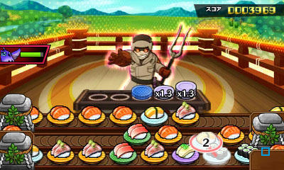Sushi Striker : The Way of Sushido - flash vidéo
