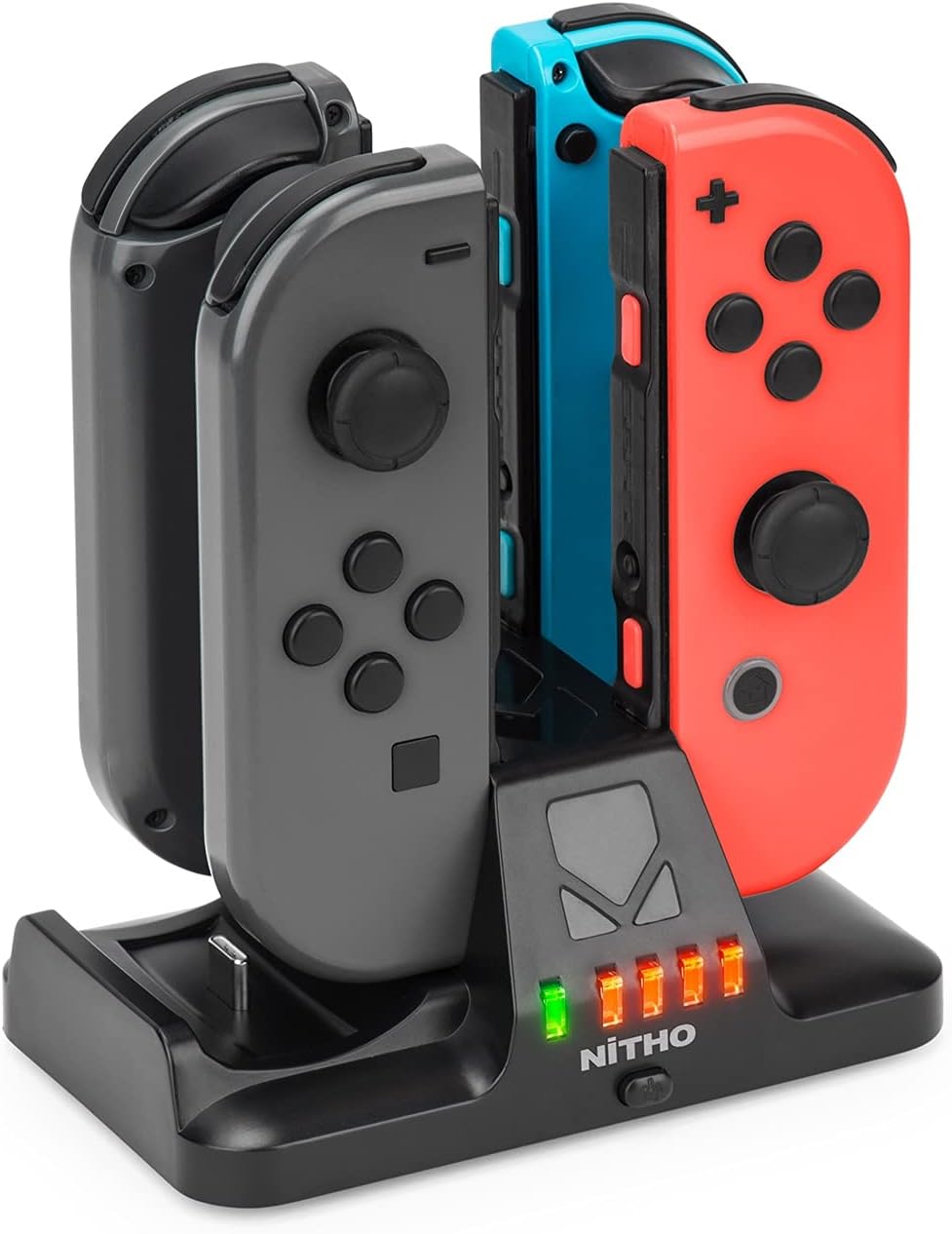 Nitho - Station de charge compatible avec Joy-Cons et manette pro de la Nintendo Switch - flash vidéo
